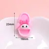 Zapatillas de Simulación Fruta Animal Joyería de Resina Accesorios DIY Tarjeta para el Cabello Pegamento en Crema Funda para Teléfono Móvil Taza de Agua Material Hecho a Mano