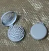 Espejo Peine Mini Portátil Todo en Uno Compacto Plegable para Niña Peine de Bolsa de Aire Peine para Cabello Liso Masajeador de Cabello Peine de Dibujos Animados con Cojín de Aire