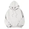 Moletom Unisex Pesado Cor Sólida 490g Nova Coleção Outono/Inverno Tendência Europeia e Americana com Capuz Solto