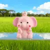 Enfeites de Micro Paisagem Desenho Animado Elefante Fofo Artesanato de Resina Decoração de Jardim Mesa Carro Pequenos Enfeites