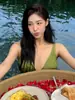 Bikini de dos piezas estilo nuevo 2026 para mujer, que disimula el abdomen y estiliza, adecuado para vacaciones en la playa y baños en aguas termales [Disponible para Dropshipping]