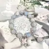 Sin Tabúes DIY Pulsera China de Flores Mariposas con Cuentas para Mujer con Buen Aspecto Pulsera Estilo Ins Regalo para Mejor Amiga Pulsera