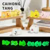 Resina Luminosa 3D Dibujos Animados Lindo Adorno Magnético Accesorios DIY Llavero Creativo Materiales