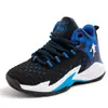 Zapatillas de Baloncesto para Niños de Caña Alta Primavera y Verano Nuevas Zapatillas para Niños Malla Transpirable Zapatillas para Niños Medianos y Grandes