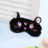 Nueva felpa japonesa y coreana lindo gato sombreado dormir dibujos animados protección ocular máscara para ojos especial para dormir al por mayor