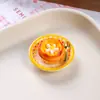 Imanes para refrigerador DIY, set de postre de tarta de huevo simulada, pequeños adornos de juguete de comida de resina, accesorios magnéticos para juego de simulación DIY