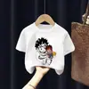 Camiseta Infantil de Manga Curta para Meninos Verão 2026 Nova Bebê Algodão Puro Casual Camiseta Meninos Verão Top de Meia Manga