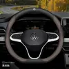 Funda de volante Volkswagen para Lavida, New Tayron, T-Roc, Golf, Tayron, CC, Magotan, Sagitar, ID.3, funda de cuero genuino