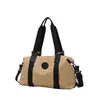 Lingzhi Canguro 2025 Otoño Nuevo Moda Urbana Unisex Bolso de Viaje Color Sólido Bloque de Color Nylon Venta al por Mayor