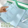 Bloc de Notas Desprendible Estilo Americano A3 de Alta Calidad, Engrosado, Adecuado para Preparación de Exámenes, Memorización de Palabras, Columnas Divididas, Papel de Borrador, Cuaderno Rayado Vintage