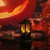 Luz de Halloween Lâmpada de Chama Lâmpada a Óleo Lâmpada de Vela Lanterna de Lareira de Carbono Preto Adereços Decorativos de Festival Ornamentos Luminosos