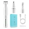 Recortadora Corporal 4 en 1 para Mujer para Uso en Casa, Recortadora Eléctrica de Cejas, Recortadora de Vello Nasal, Depiladora para Vello del Labio