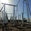 Estructura de Subestación Eléctrica de 35Kv, Estructura de Entrada y Salida de Transformador Principal de Subestación de 220Kv, Fabricante de Estructuras de Acero para Subestaciones