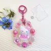 Nueva Cadena de Teléfono con Llavero Colgante de Muñeca Hello Kitty Divertida Femenina Colorida con Cuentas