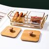 Plato de Frutas de Vidrio Fragmentado de Celebridad de Internet para el Hogar, Sala de Estar, Snack, Caramelo, Plato para Aperitivos, Comercial, ktv, Caja de Almacenamiento de Alto Valor de Color