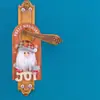 Decoraciones de Manija de Puerta de Dibujos Animados Navideños 2026 Nuevo Modelo de Amazon Papá Noel Muñeco de Nieve Cartel de Madera Navideño Adornos Colgantes Otros