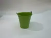 Cubo de Flores Pequeño de Metal Portátil, Maceta de Hierro Dopamina para Dulces No Desmontable, Adorno Colgante Decorativo para Muebles, Al por Mayor en Stock