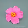 Flor de Hasaang de Simulación EVA de 9 cm Flor para el Día de la Madre Accesorios de Tocados Florales para Bodas Pasador para el Cabello Flor de Cabeza Ropa de Baño para la Costa