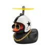 Pato de tremolo de coche pato de viento pato libélula hélice pato garabato gafas DIY pato amarillo pato jengibre Pato Negro