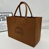 Stock Listo Bolsas de Fieltro, Bolsas de Almacenamiento de Fieltro, Bolsas de Hombro Grandes de Capacidad para Mujer, Bolsas de Compras