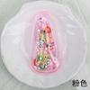 Accesorios coreanos de color arena movediza transparentes con clip de fruta, clip de gota de burbuja para niños, material, accesorios para el cabello de verano