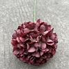 Oferta Especial Tema Rojo Grande Boda Flor Artificial Al Por Mayor Nuevo Estilo Chino Borgoña Flor de Guía de Camino Base de Fila de Flores Artificiales