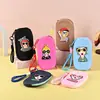 Bolsa de Silicona de Alta Gama para Gafas para Mujer, Estuche Portátil de Almacenamiento para Gafas de Sol de Viaje, Bolsita Colgante Linda Anti-Pérdida para Teléfono
