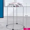 Bancos Redondos para el Hogar, Bancos Redondos de Acero Inoxidable Comerciales para Comedor, Bancos Redondos Altos Apilables, Bancos Cuadrados, Bancos de Hierro Reforzado, Juego de Bancos, Bancos Altos