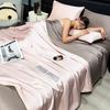 Conjunto de Quatro Peças de Colcha de Seda Gelada de Verão Personalizada pelo Fabricante Colcha Fresca de Verão Individual Casal Colcha para Ar Condicionado Lavável à Máquina Colcha Popular