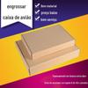 Caixa de avião caixa de papelão caixa postal embalagem logística embalagem expressa de e-commerce papelão fabricante de papelão ondulado personalizado