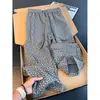 Pantalones casuales jacquard de espina de rosa retro americano para hombre, pantalones de otoño de corte limpio, pantalones de pierna ancha rectos holgados y fluidos