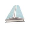 Claraboia de Ventilação Triangular, Estrutura de Aço para Telhado de Fábrica Iluminação e Ventilação Elétricas Claraboia Triangular para Exaustão de Fumaça e Incêndio
