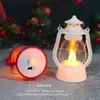 Lanterna LED Vintage Pony Lâmpada a óleo eletrônica de Natal Luz Noturna de Vela Lâmpada de Vento de plástico mini Enfeites de atmosfera atacado