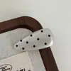 Pinza para Flequillo de Corazón de Lunares Estilo Coreano Gota de Agua Pinza de Pato Simple de Alta Gama Versátil Pinza para el Cabello de Personalidad Accesorios para el Cabello