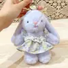 Vestido Floral Criativo Wendy Coelho Pelúcia Boneca Chaveiro Pingente de Mochila Exquisito Presente de Aniversário para Meninas e Crianças