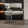 Silla de Maquillaje, Recepción de Salón de Belleza, Sillón Individual, Silla para Salón de Uñas, Silla de Comedor de Lujo Ligero para Mahjong, Otro Metal