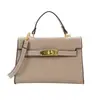 Bolsa 2026 Novo Modelo Segunda Geração Mini Bolsa Kelly Primavera Alta Qualidade Bolsa Feminina Ombro Único Transversal Bolsa de Mão Fábrica de Origem