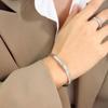Pulsera anillo ajustable de apertura de espiga de trigo retro de moda simple francesa acero de titanio transfronterizo Mujeres fábrica de joyería al por mayor