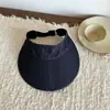 Visera Plegable Transpirable de Algodón y Lino 2026 Nuevo para Verano Sombrero de Protección Solar Portátil para el Viaje Diario Hace que la Cara Parezca Más Pequeña