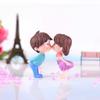Figuras Creativas de Pareja Decoración de Boda Figuras para Casa de Muñecas Decoraciones de Micro Paisaje Accesorios para Pasteles Adornos Pequeños para el Hogar