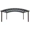 Aleación de Aluminio Cochera Patio de Villa Exterior Tablero de Policarbonato de Resistencia Cobertizo para Estacionamiento de Autos Toldo Venta al por Mayor Toldo Parasol