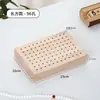 Suporte de exibição para grampos de cabelo painel de madeira com pinos secador de argila leve painel de armazenamento para flores de crochê DIY banca