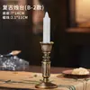 Ornamentos de Castiçal Europeu Antigo Desgastado Adereços para Fotografia de Fotos Fundo Decoração de Casa Exibição para Fotos Clássico Antigo