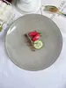Platos Minimalistas Retro Estilo Japonés para Uso en Casa, Restaurantes Occidentales, Hoteles, Platos Comerciales para Comedor, Platos para Bistec y Pasta, Liquidación con Defectos