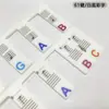 Adesivos de Piano Populares Transfronteiriços Silicone Universal Identificação para Iniciantes Partitura Adesivos de Notas Coloridas Acessórios de Piano Adesivos de Notas