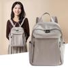 Mochila para mujer, nueva llegada, moderna, combinable, estilo coreano, ligera, de gran capacidad, de tela Oxford, de lona, sencilla, para viaje y computadora.