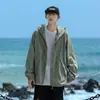 Chaqueta de Protección Solar Estilo Montaña UPF50+ para Hombres y Mujeres, Chaqueta Ligera de Seda de Hielo Moderna de Verano, Ropa de Protección Solar para Pesca