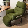 Sillón silla de dormitorio estudiante universitario sentarse y dormir silla de doble uso silla de computadora silla de oficina descanso para el almuerzo sillón individual sofá perezoso silla