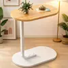 Mesa de cabeceira personalizada para quarto, mini escrivaninha para espaços pequenos, mesa de centro simples para sala de estar, prateleira de armazenamento, mesa lateral fixa minimalista