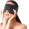 Casco para Dormir Temporización Temperatura Ajustable Suave para Cabeza Larga Tres Velocidades Calentamiento Eléctrico Máscara para Ojos Transpirable Cálida Oscurecimiento